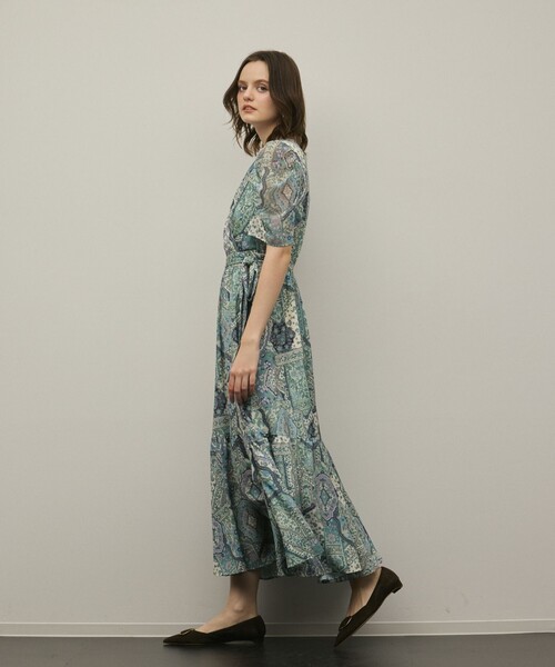 GRACE CONTINENTAL(グレースコンチネンタル)の「パッチワークプリントワンピース(ワンピース・レディース・イエロー/グリーン・38/36)」の20枚目の写真