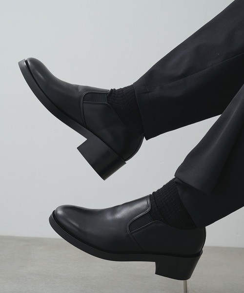 PADRONE(パドローネ)の「【PADRONE/パドローネ】別注 BL SIDE GORE SHOES(ドレスシューズ・メンズ・ブラック・41/42/40)」の18枚目の写真