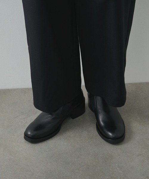 PADRONE(パドローネ)の「【PADRONE/パドローネ】別注 BL SIDE GORE SHOES(ドレスシューズ・メンズ・ブラック・41/42/40)」の3枚目の写真