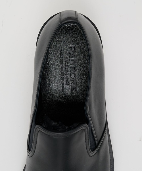 PADRONE(パドローネ)の「【PADRONE/パドローネ】別注 BL SIDE GORE SHOES(ドレスシューズ・メンズ・ブラック・41/42/40)」の6枚目の写真