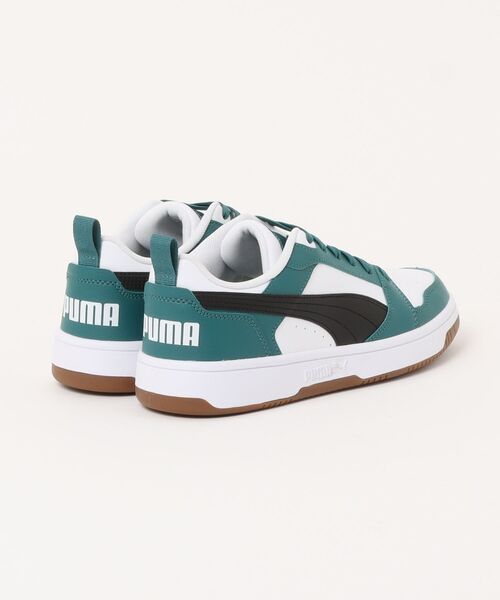 PUMA(プーマ)の「PUMA プーマ REBOUND V6 LOW メンズスニーカー(リバウンドV6ロウ) 392328(スニーカー・メンズ・グリーン系その他・25.5cm/26.0cm/26.5cm/27.0cm/27.5cm/28.0cm/29.0cm/30.0cm)」の2枚目の写真