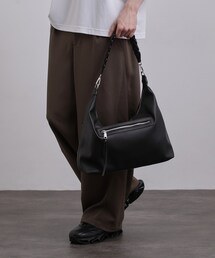 tk.TAKEO KIKUCHI（ティーケータケオキクチ）の「レザー調チェーンショルダーバッグ（ショルダーバッグ）」