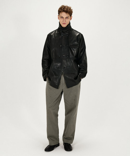 SHIRTER(シャーター)の「LC LEATHER CAR COAT (BLACK)(ライダースジャケット・メンズ・その他・MEDIUM/LARGE)」の5枚目の写真