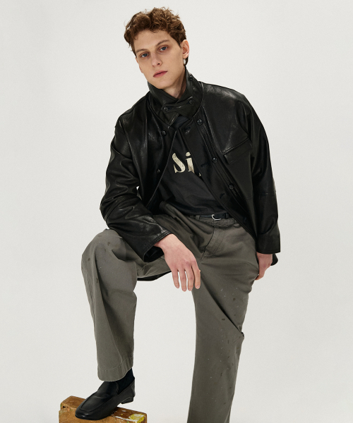 SHIRTER(シャーター)の「LC LEATHER CAR COAT (BLACK)(ライダースジャケット・メンズ・その他・MEDIUM/LARGE)」の7枚目の写真