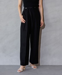 mysty woman | デザインボタンストレートパンツ　666539(その他パンツ)