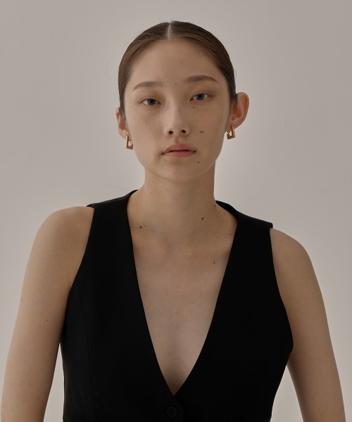 AFFECT（アフェクト）の「Every “Rectangle” Pierced（ピアス（両耳用）・レディース・ゴールド/シルバー・FREE）」の7枚目の写真