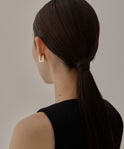 AFFECT（アフェクト）の「Every “Rectangle” Pierced（ピアス（両耳用）・レディース・ゴールド/シルバー・FREE）」の9枚目の写真