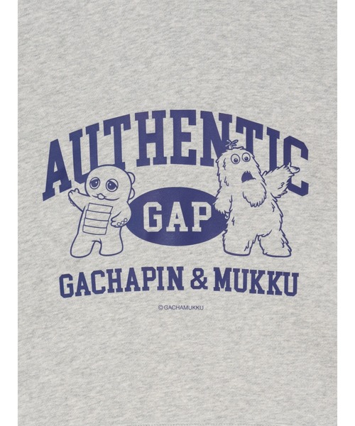 GAP(ギャップ)の「◆ガチャピン・ムック ヴィンテージソフト リラックスフィット パーカー(パーカー・メンズ・グレー系その他/ネイビー/グレー系その他2/ライトグレー・XL/L/XS/M/S)」の11枚目の写真
