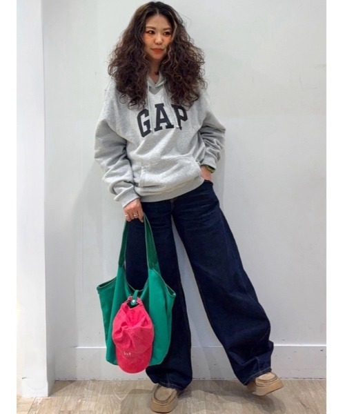 GAP(ギャップ)の「◆ガチャピン・ムック ヴィンテージソフト リラックスフィット パーカー(パーカー・メンズ・グレー系その他/ネイビー/グレー系その他2/ライトグレー・XL/L/XS/M/S)」の15枚目の写真