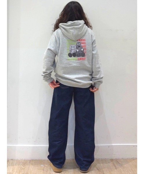 GAP(ギャップ)の「◆ガチャピン・ムック ヴィンテージソフト リラックスフィット パーカー(パーカー・メンズ・グレー系その他/ネイビー/グレー系その他2/ライトグレー・XL/L/XS/M/S)」の14枚目の写真