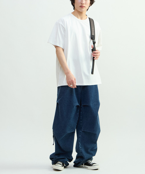 CONVERSE TOKYO(コンバーストウキョウ)の「STAR★ ONEPOINT COOL TOUCH TEE(Tシャツ/カットソー・レディース・ネイビー/ブラック/ホワイト・SMALL/MEDIUM)」の10枚目の写真