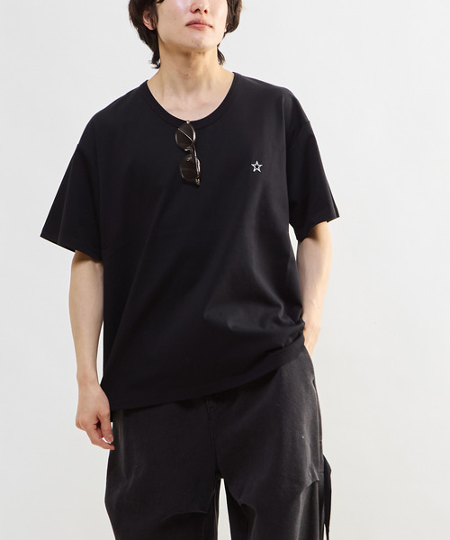 CONVERSE TOKYO(コンバーストウキョウ)の「STAR★ ONEPOINT COOL TOUCH TEE(Tシャツ/カットソー・レディース・ネイビー/ブラック/ホワイト・SMALL/MEDIUM)」の5枚目の写真