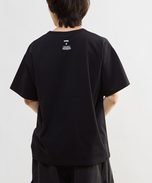 CONVERSE TOKYO(コンバーストウキョウ)の「STAR★ ONEPOINT COOL TOUCH TEE(Tシャツ/カットソー・レディース・ネイビー/ブラック/ホワイト・SMALL/MEDIUM)」の4枚目の写真