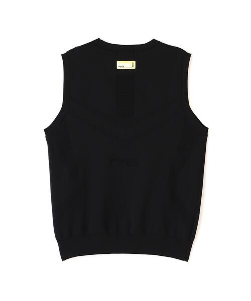 PING(ピン)の「【PING APPAREL】ニットベスト <GOLD> (LADIES)(ベスト・レディース・ホワイト/グレー/ブラック・LL/L/S/M)」の8枚目の写真
