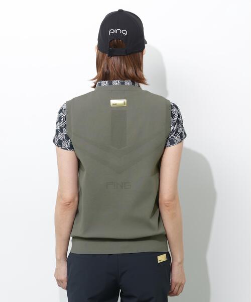 PING(ピン)の「【PING APPAREL】ニットベスト <GOLD> (LADIES)(ベスト・レディース・ホワイト/グレー/ブラック・LL/L/S/M)」の10枚目の写真