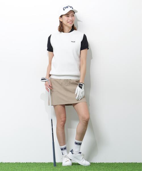 PING(ピン)の「【PING APPAREL】ニットベスト <GOLD> (LADIES)(ベスト・レディース・ホワイト/グレー/ブラック・LL/L/S/M)」の15枚目の写真