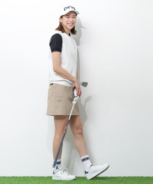 PING(ピン)の「【PING APPAREL】ニットベスト <GOLD> (LADIES)(ベスト・レディース・ホワイト/グレー/ブラック・LL/L/S/M)」の16枚目の写真