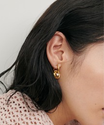 【LARUTA】［Web限定］ループパールイヤリング