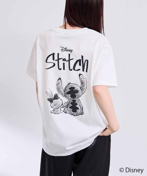 [Disney] Принт‑футболка Character MONTON Line Art — Disney print T‑shirt