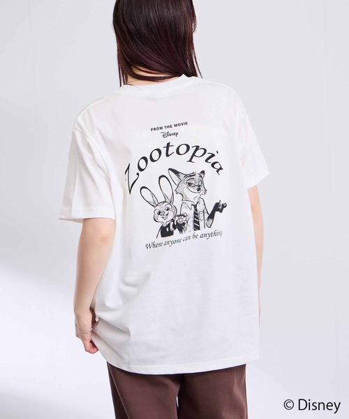 Disney（ディズニー）の「【Disney / ディズニー】キャラクター モノトーン線画プリントTシャツ（Tシャツ/カットソー・メンズ・ホワイト系1/ホワイト系2/ホワイト系3・S/M/L/XL）」の3枚目の写真