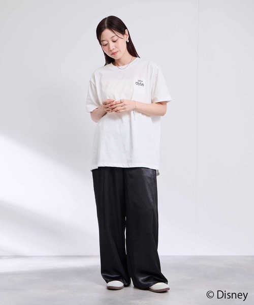 Disney（ディズニー）の「【Disney / ディズニー】キャラクター モノトーン線画プリントTシャツ（Tシャツ/カットソー・メンズ・ホワイト系1/ホワイト系2/ホワイト系3・S/M/L/XL）」の21枚目の写真