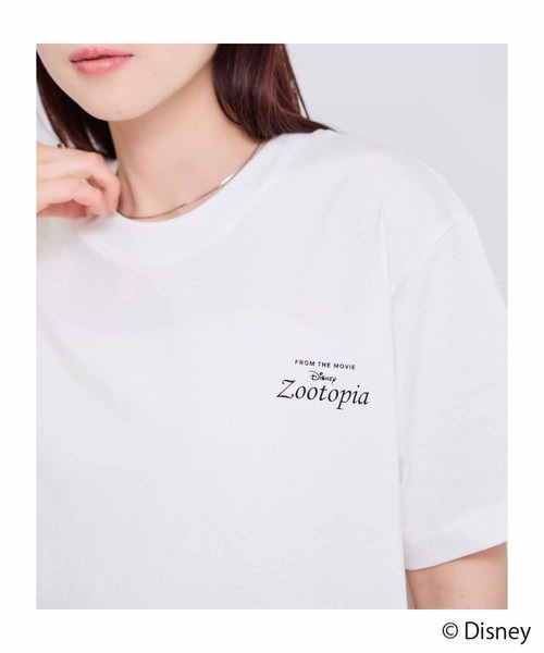 Disney（ディズニー）の「【Disney / ディズニー】キャラクター モノトーン線画プリントTシャツ（Tシャツ/カットソー・メンズ・ホワイト系1/ホワイト系2/ホワイト系3・S/M/L/XL）」の7枚目の写真