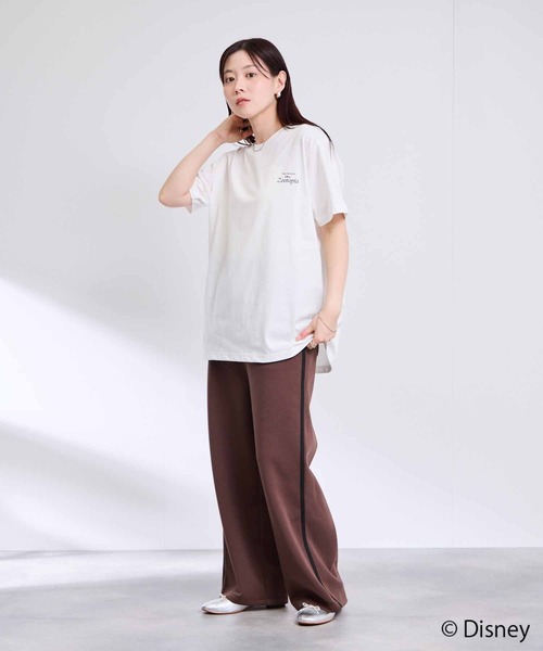 Disney（ディズニー）の「【Disney / ディズニー】キャラクター モノトーン線画プリントTシャツ（Tシャツ/カットソー・メンズ・ホワイト系1/ホワイト系2/ホワイト系3・S/M/L/XL）」の8枚目の写真