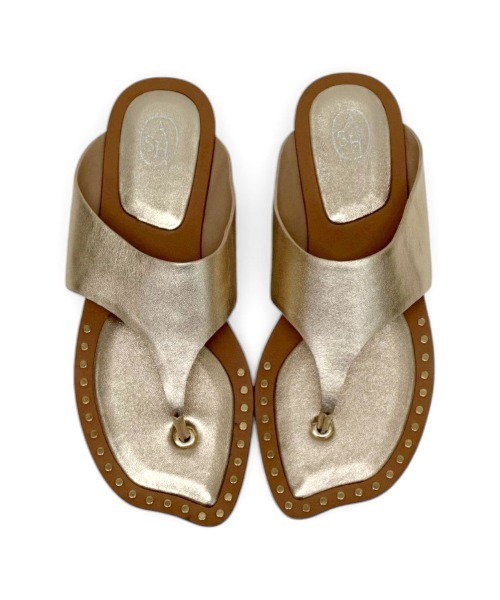 ASH（アッシュ）の「アッシュ【GENIUS】トングサンダル フラット サマーサンダル 1.5cmヒール（サンダル・レディース・ゴールド・36/37/38/39）」の12枚目の写真