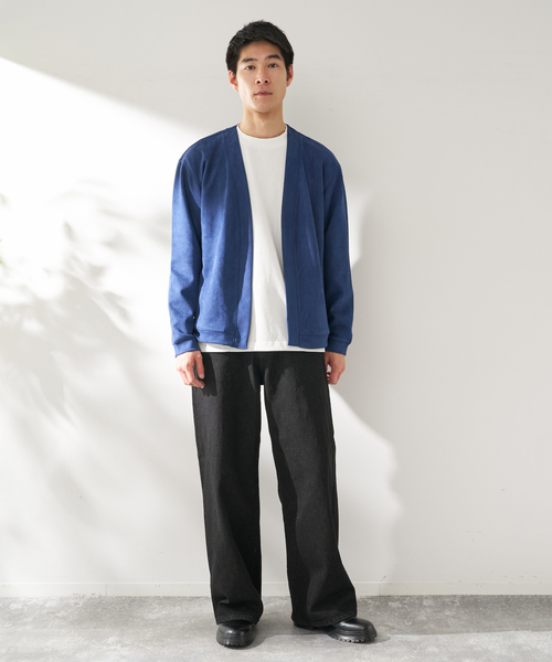 B.C STOCK（ベーセーストック）の「ライトスウェードトッパーカーディガン（カーディガン/ボレロ・メンズ・グレー/ベージュ/ネイビー/ブルー系その他・MEDIUM/LARGE）」の13枚目の写真