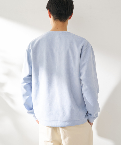 B.C STOCK（ベーセーストック）の「ライトスウェードトッパーカーディガン（カーディガン/ボレロ・メンズ・グレー/ベージュ/ネイビー/ブルー系その他・MEDIUM/LARGE）」の20枚目の写真