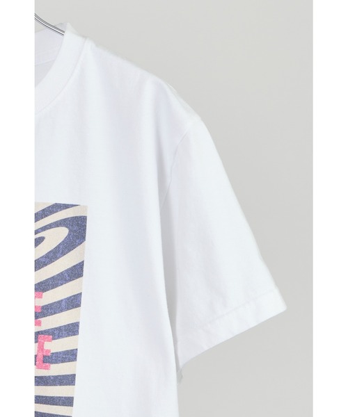 ottilie（オティーリエ）の「【 TRICOMER / トリコメル 】 MUSIQUE BOUTIQUE  / ミュージックブティック　Tシャツ（Tシャツ/カットソー・レディース・ホワイト/ブラック・FREE）」の4枚目の写真