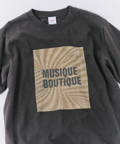 ottilie(オティーリエ)の「【 TRICOMER / トリコメル 】 MUSIQUE BOUTIQUE / ミュージックブティック Tシャツ(Tシャツ/カットソー・レディース・ホワイト/ブラック・FREE)」の7枚目の写真