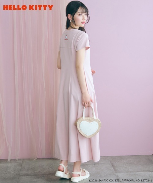 大きいサイズ＞【ハローキティ】Aラインフレアカットワンピース marun