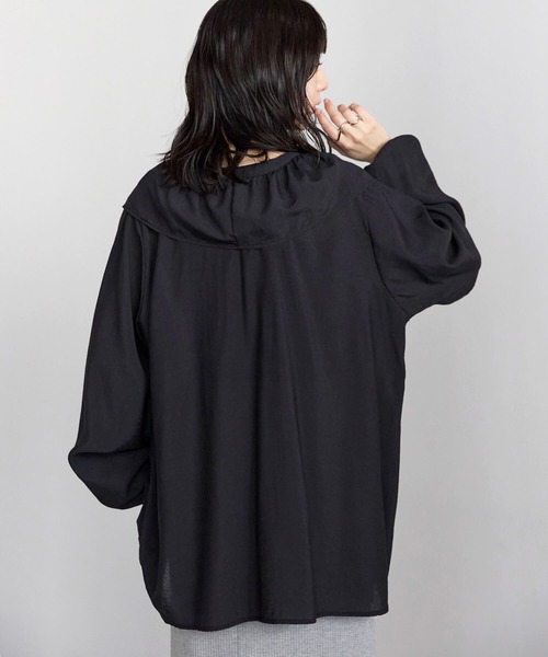 pocket（ポケット）の「フリルブラウス（シャツ/ブラウス・レディース・ブルー系その他/オフホワイト/ブラック・FREE）」の22枚目の写真