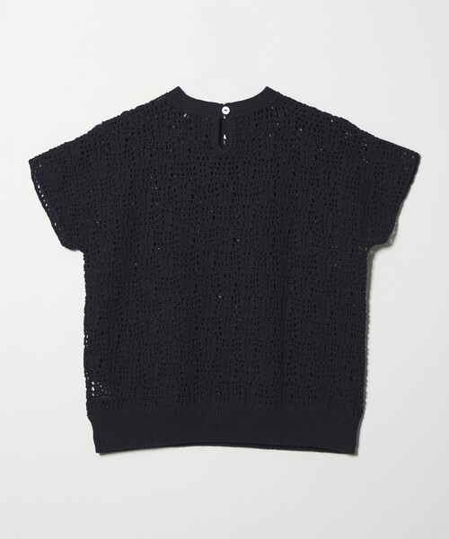 Steven Alan（スティーブンアラン）の「＜Steven Alan＞ハンド ニット ショートスリーブ プルオーバー（ニット/セーター・レディース・オフホワイト/ネイビー・FREE）」の12枚目の写真
