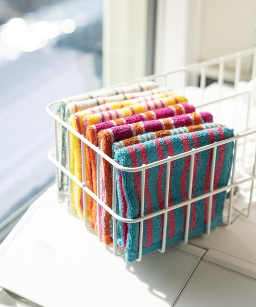 BAYFLOW(ベイフロー)の「BFハンドタオル(ランダムストライプ)25×25(ハンカチ/ハンドタオル・レディース・イエロー/ブラウン/ブルー/ピンク/ライトグレー・0)」の22枚目の写真