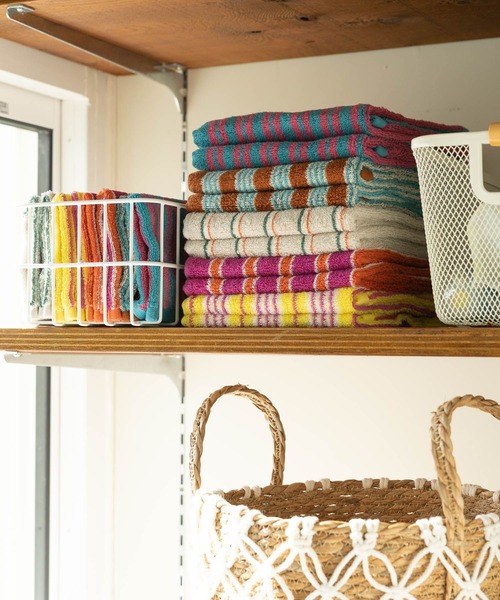 BAYFLOW(ベイフロー)の「BFハンドタオル(ランダムストライプ)25×25(ハンカチ/ハンドタオル・レディース・イエロー/ブラウン/ブルー/ピンク/ライトグレー・0)」の21枚目の写真