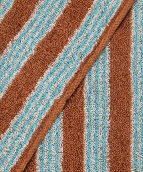 BAYFLOW(ベイフロー)の「BFハンドタオル(ランダムストライプ)25×25(ハンカチ/ハンドタオル・レディース・イエロー/ブラウン/ブルー/ピンク/ライトグレー・0)」の12枚目の写真