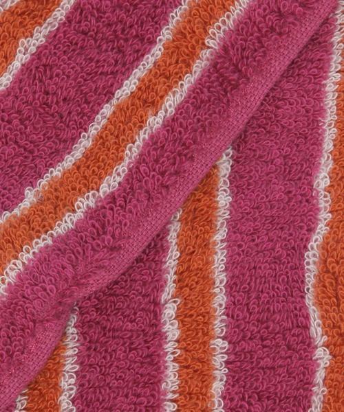 BAYFLOW(ベイフロー)の「BFハンドタオル(ランダムストライプ)25×25(ハンカチ/ハンドタオル・レディース・イエロー/ブラウン/ブルー/ピンク/ライトグレー・0)」の9枚目の写真