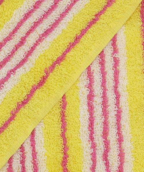 BAYFLOW(ベイフロー)の「BFハンドタオル(ランダムストライプ)25×25(ハンカチ/ハンドタオル・レディース・イエロー/ブラウン/ブルー/ピンク/ライトグレー・0)」の7枚目の写真