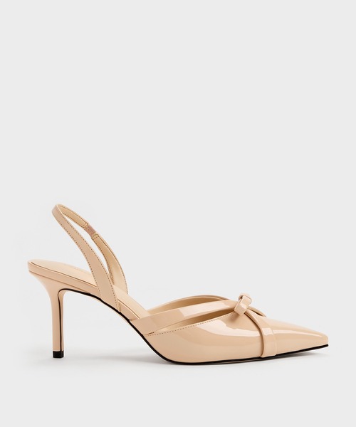 CHARLES & KEITH(チャールズ & キース)の「Kaleen カリーン スリングバックスティレット(パンプス・レディース・レッド/アイボリー/ブラック・25.5cm/25cm/24.5cm/23.5cm/23cm/22.5cm)」の15枚目の写真