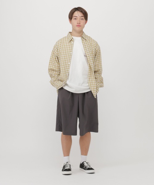 GLOBAL WORK(グローバルワーク)の「アソートサマミエショーツ/AND YUA ANY/647241(その他パンツ・キッズ・チャコールグレー/杢グレー/グレイッシュベージュ/ブラック・150cm/160cm/170cm)」の14枚目の写真