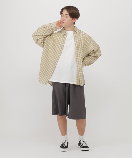 GLOBAL WORK(グローバルワーク)の「アソートサマミエショーツ/AND YUA ANY/647241(その他パンツ・キッズ・チャコールグレー/杢グレー/グレイッシュベージュ/ブラック・150cm/160cm/170cm)」の15枚目の写真