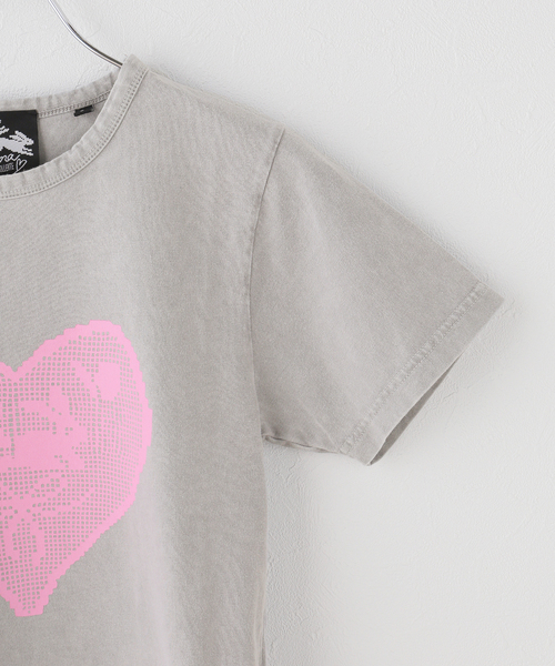 Carne Bollente（カルネボレンテ）の「Carne Bollente / カルネボレンテ Lapins & Lace（Tシャツ/カットソー・レディース・グレー・SMALL）」の3枚目の写真