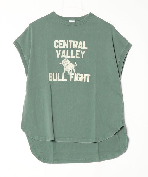 Champion(チャンピオン)の「チャンピオン FRENCH SLEEVE SHIRT(Tシャツ/カットソー・レディース・チャコールグレー/アーミー・M/L)」の1枚目の写真