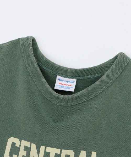 Champion(チャンピオン)の「チャンピオン FRENCH SLEEVE SHIRT(Tシャツ/カットソー・レディース・チャコールグレー/アーミー・M/L)」の4枚目の写真