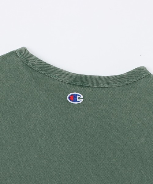 Champion(チャンピオン)の「チャンピオン FRENCH SLEEVE SHIRT(Tシャツ/カットソー・レディース・チャコールグレー/アーミー・M/L)」の5枚目の写真