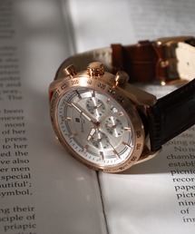 FUNALIVE（ファンアライブ）の「レザーベルトクロノグラフウォッチ（アナログ腕時計）」