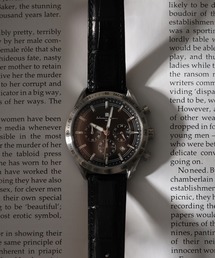 FUNALIVE（ファンアライブ）の「レザーベルトクロノグラフウォッチ（アナログ腕時計）」