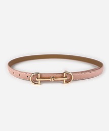バックル ベルト ワンピース ピンク ゴールド」に該当するピンク/桃色